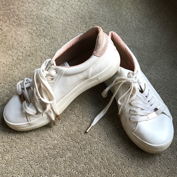 Topshop white lace up sneakers-size 39 (8.5) - Picture 5 of 6